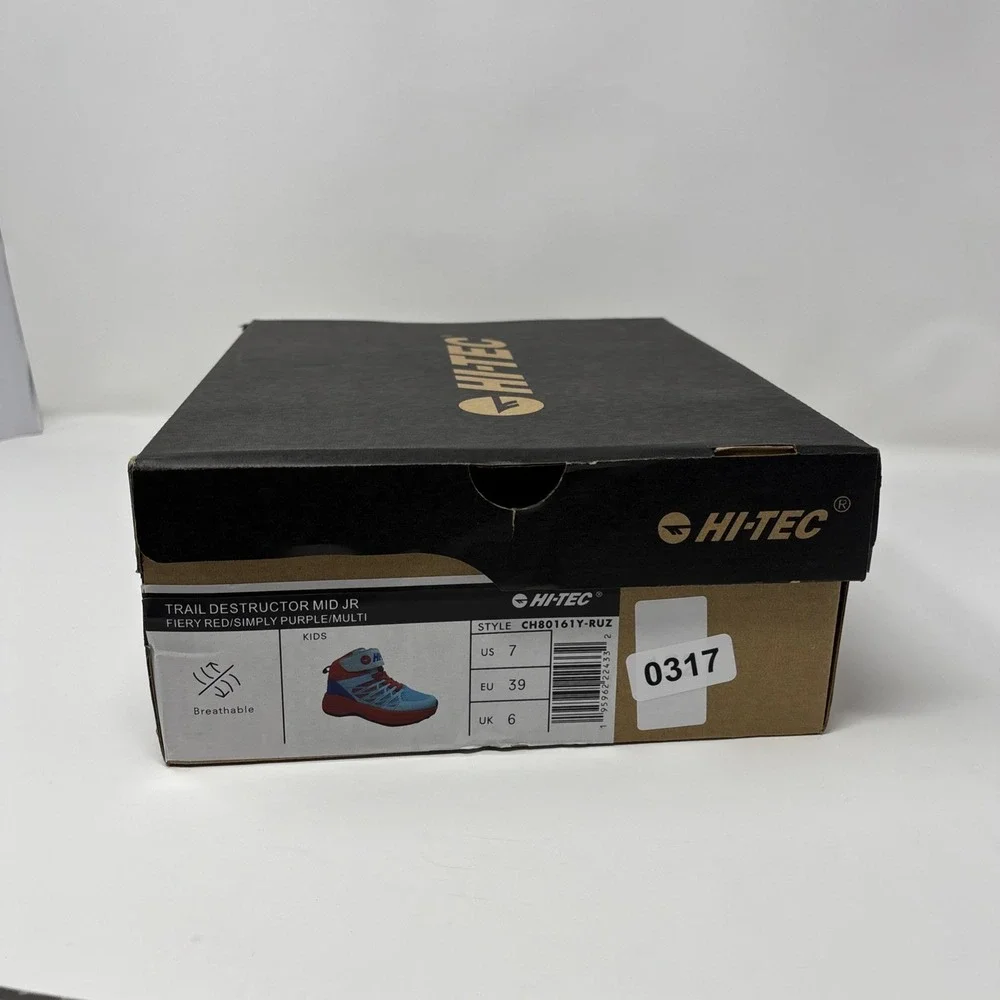 Hi-Tec Trail Destructor Mid JR Unisex Kids Sneakers US 7 CH80161Y-RUZ